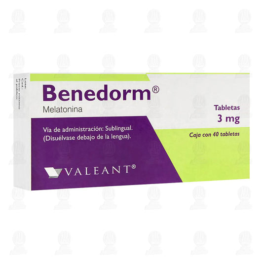 BENEDORM 40 TAB SL 3 MG